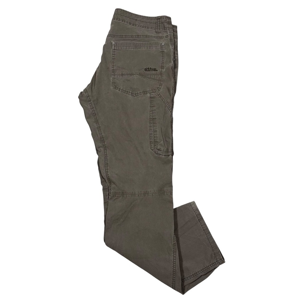 KUHL Revolvr Pants Mens 35x32 Vintage Patina Stretch Hiking Camping Outdoor